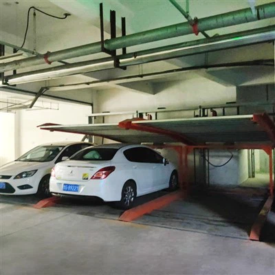 Esimese korruse kõrghoone kahekorruseline tõste- ja ümbersõiduparkimissüsteem